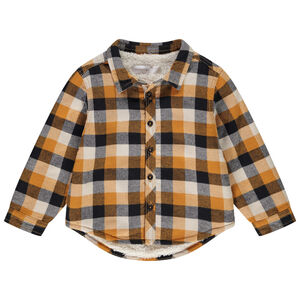 Surchemise en flanelle à carreaux pour bébé garçon 