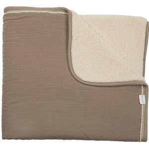 Couverture lit 100x150cm Chocolate/Crème 