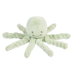 Peluche pieuvre poils courts Vert Pastel 