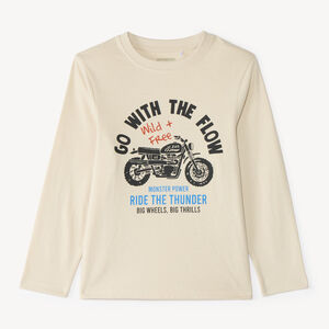 Langarm T-shirt voor jongens met een fantasiedruk 