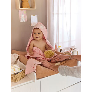 Set de bain cape + gant de toilette Little Princess 