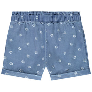 Short imprimé fleurs d'Hibiscus pour bébé fille 