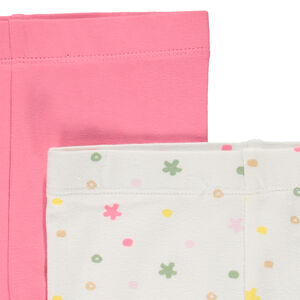 Set van 2 boxershorts in jersey voor baby meisje 