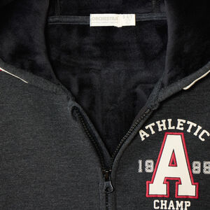 Vest met kap en sportnummerprint voor jongens 