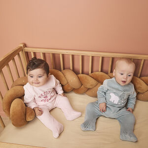 Dors-bien en velours print fantaisie pour bébé garçon 
