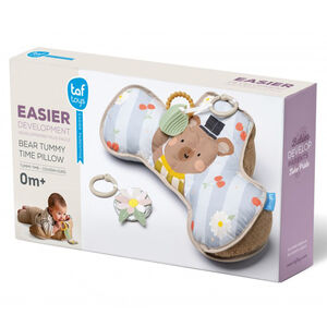 Buikkussen Tummy Time Bear met Rammelaar & Bijtring 