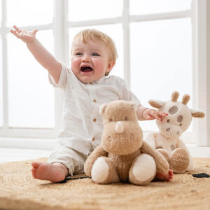 Knuffel - Giraf Teddy - Ecru - 30 cm  