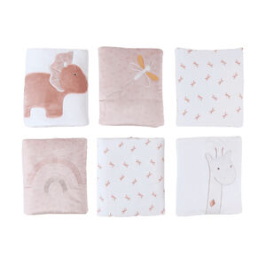 Lot de 6 protèges-barreaux pour lit et parc bébé Popsie, Gigi & Louli 