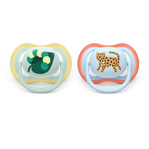 Lot de 2 sucettes en silicone Ultra Air 0-6 mois 