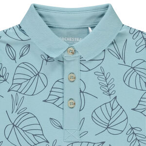 Polo manches courtes imprimé fantaisie pour garçon 