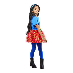 Verkleedset 5-8 jaar Supergirl Warner met rok en haarband 
