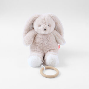 Peluche musicale 20 cm Moka le lapin 