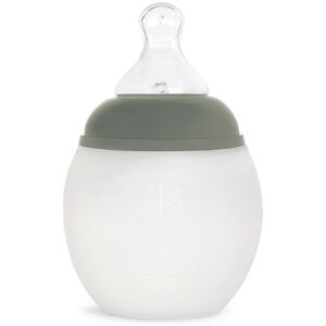 Zuigfles silicone 150 ml speen slow flow Kaki 
