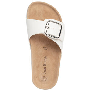 Sandales blanches à bride avec boucle pour fille 