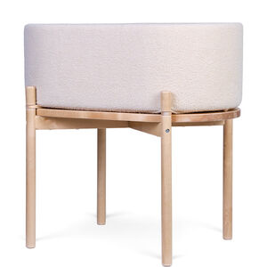 Berceau Teddy & Table d'enfant 2-en-1 Ecru 