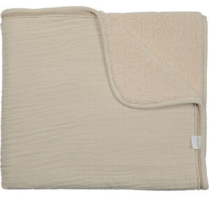 Couverture berceau 75x100cm Crème/Crème 