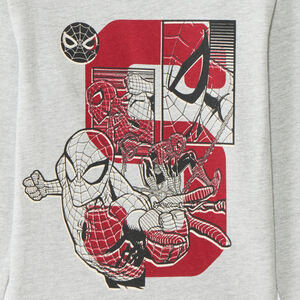 T-shirt met lange mouwen voor jongens met Spider-Man Marvel print 