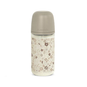 Biberon en verre avec tétine physiologique SX Pro M 240ml Wonderland Liberty beige 