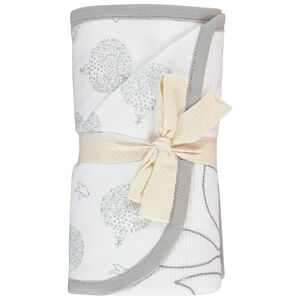 Couverture en jersey et ottoman 80x80 cm 