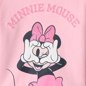 Sweatshirt lichtroze fleece Minnie Disney voor meisjes 