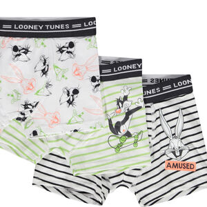 Lot de 3 boxers en jersey motifs Looney Tunes garçon 