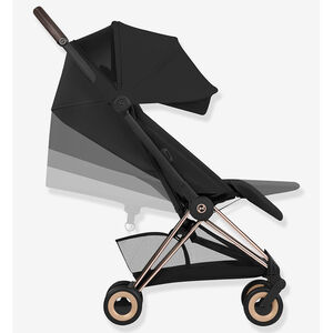 Kinderwagen ultra-compact Coya Style 2026 Rose-Gold/Sepia Black 