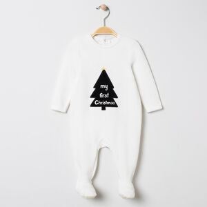 Dors-bien en velours motif sapin de Noël pour bébé 