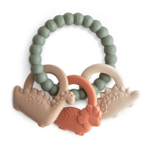 Bijtring siliconen Dino 