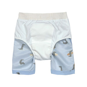 Zwembroek Maat 74-80 (7 tot 12 maanden) Crocodile Sky Blue 