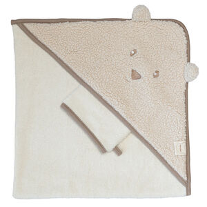 Badcape + Washand Bear Cream 