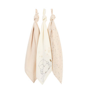Set van 3 katoenen mousseline doeken "Dromenband 