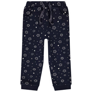 Jogging in fleece met fantasieprint voor baby meisjes 