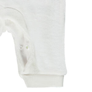 Combinaison longue en maille effet cache-coeur en velours pour bébé prématuré 