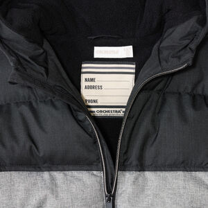 Tweekleurige donsjas met microfleece voering voor jongens 