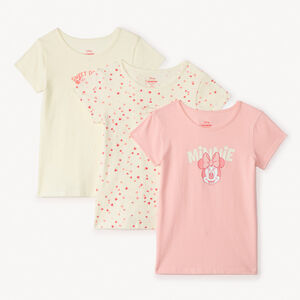 Set van 3 korte mouwen rompers met Minnie Disney voor meisjes 