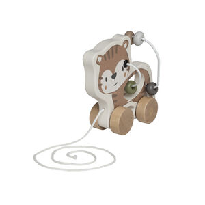 Tijger om te trekken met ingebouwd telraam 