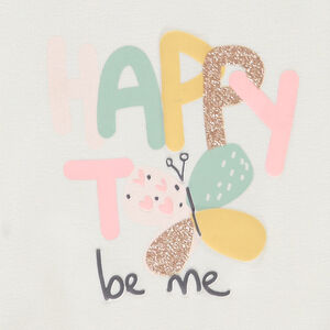 Ensemble jogging oversize effet color block pour bébé fille 