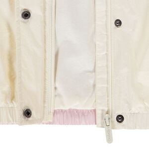 Windjack van crinkle stof met colour block effect voor meisjes 