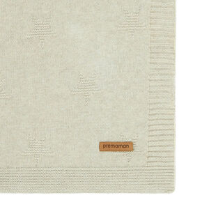 Gebreide deken met sterrenpatroon - 80 x 110 cm 