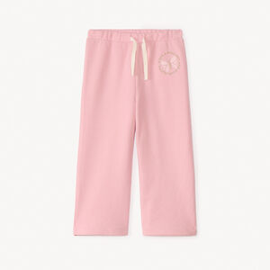 Jogging large in piqué met vlinderprint voor babymeisjes 