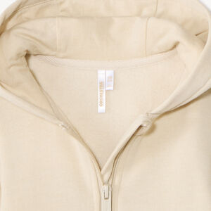 Vest in fleece effen met geborduurd lurex hart voor meisjes 