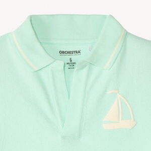 Korte mouwen polo met fantasieprints voor jongens 
