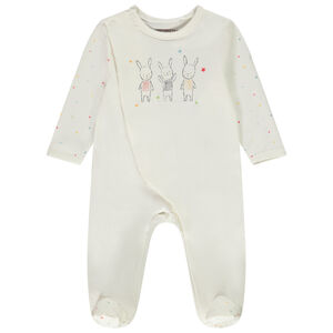 Slaappakje van jersey met konijnenprint voor babyjongens 