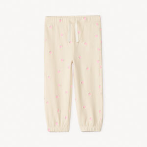 Joggingbroek met fantasie borduursel voor babymeisjes 