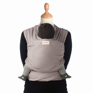 Écharpe de portage Extensible Tricot SLEN Bamboo Warm Sand 
