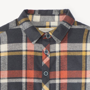 Chemise flanelle garçon manches longues à carreaux 