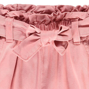 Short effet jean rose pour fille  