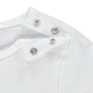 T-shirt manches courtes en coton bio print Marie à sequins Disney 