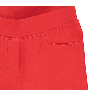 Jegging en molleton uni fille 