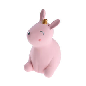 Hochet de bain en caoutchouc Lapin rose 